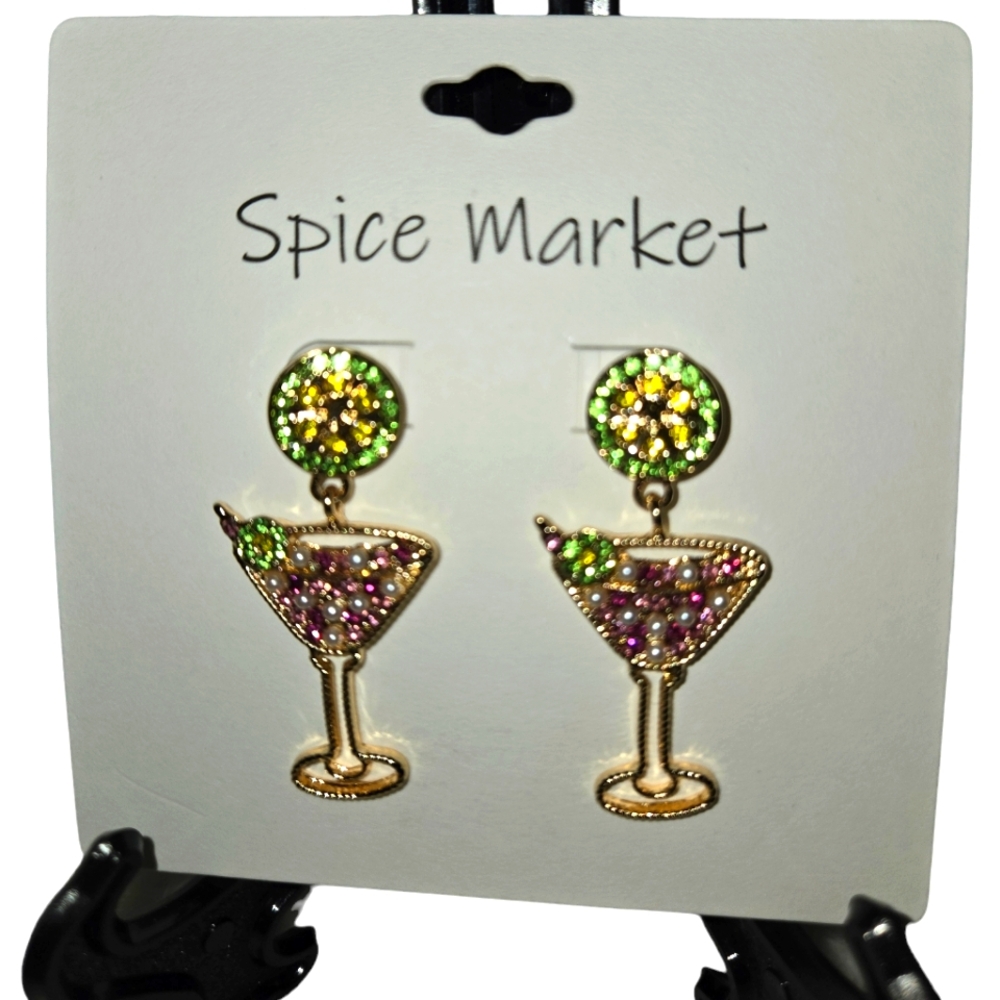 NWT Martini Earrings